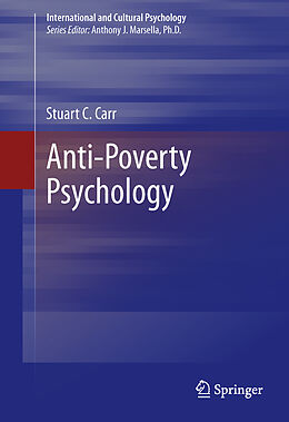 Livre Relié Anti-Poverty Psychology de Stuart C. Carr