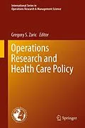 E-Book (pdf) Operations Research and Health Care Policy von Gregory S. Zaric