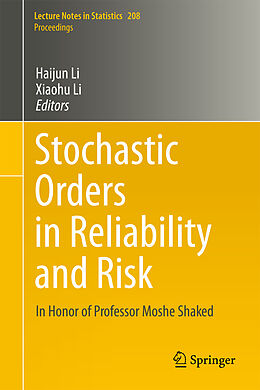 Livre Relié Stochastic Orders in Reliability and Risk de 