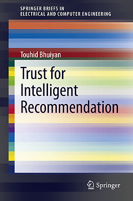 Kartonierter Einband Trust for Intelligent Recommendation von Touhid Bhuiyan