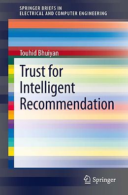 E-Book (pdf) Trust for Intelligent Recommendation von Touhid Bhuiyan