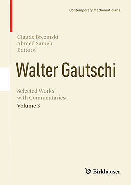 Fester Einband Walter Gautschi, Volume 3 von 