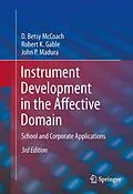 E-Book (pdf) Instrument Development in the Affective Domain von D. Betsy McCoach, Robert K. Gable, John P. Madura