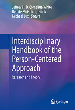 Livre Relié Interdisciplinary Handbook of the Person-Centered Approach de 