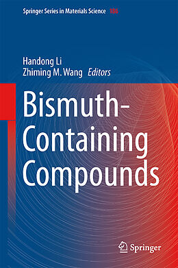 Fester Einband Bismuth-Containing Compounds von 
