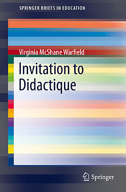 Couverture cartonnée Invitation to Didactique de Virginia McShane Warfield