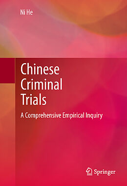 Livre Relié Chinese Criminal Trials de Ni He