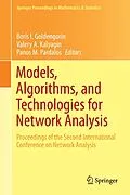 E-Book (pdf) Models, Algorithms, and Technologies for Network Analysis von Boris I. Goldengorin, Valery A. Kalyagin, Panos Pardalos