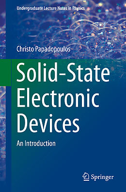 Couverture cartonnée Solid-State Electronic Devices de Christo Papadopoulos