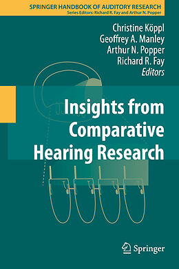 Livre Relié Insights from Comparative Hearing Research de 