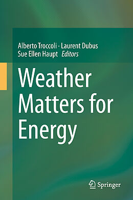 Livre Relié Weather Matters for Energy de 