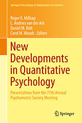 E-Book (pdf) New Developments in Quantitative Psychology von Roger E. Millsap, L. Andries van der Ark, Daniel M. Bolt