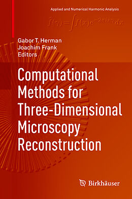 Livre Relié Computational Methods for Three-Dimensional Microscopy Reconstruction de 