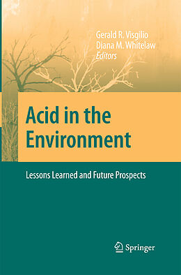 Couverture cartonnée Acid in the Environment de 