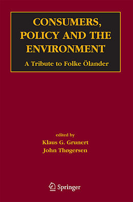 Couverture cartonnée Consumers, Policy and the Environment de 