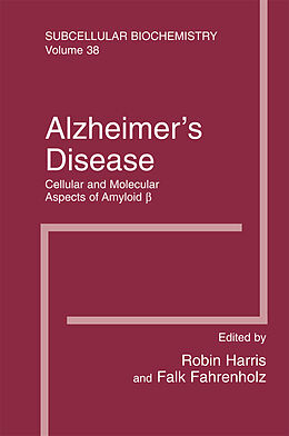 Kartonierter Einband Alzheimer's Disease: Cellular and Molecular Aspects of Amyloid beta von 