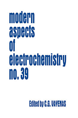 Couverture cartonnée Modern Aspects of Electrochemistry 39 de 