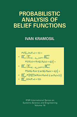 eBook (pdf) Probabilistic Analysis of Belief Functions de Ivan Kramosil