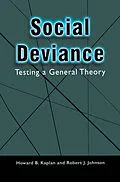 E-Book (pdf) Social Deviance von Howard B. Kaplan, Robert J. Johnson