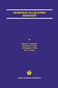 E-Book (pdf) Resource-Allocation Behavior von Harvey J. Langholtz, Antoinette T. Marty, Christopher T. Ball