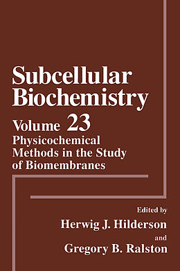 E-Book (pdf) Physicochemical Methods in the Study of Biomembranes von 