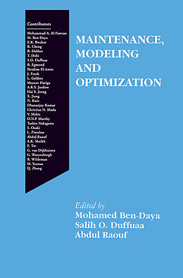 E-Book (pdf) Maintenance, Modeling and Optimization von 