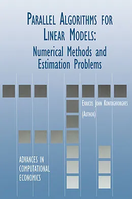 E-Book (pdf) Parallel Algorithms for Linear Models von Erricos Kontoghiorghes