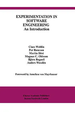 E-Book (pdf) Experimentation in Software Engineering von Claes Wohlin, Per Runeson, Martin Höst