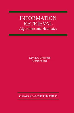 E-Book (pdf) Information Retrieval von David A. Grossman, Ophir Frieder