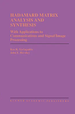 E-Book (pdf) Hadamard Matrix Analysis and Synthesis von Rao K. Yarlagadda, John E. Hershey