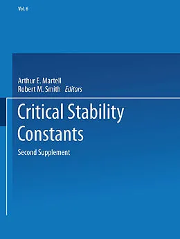 E-Book (pdf) Critical Stability Constants von Arthur E. Martell, Robert M. Smith