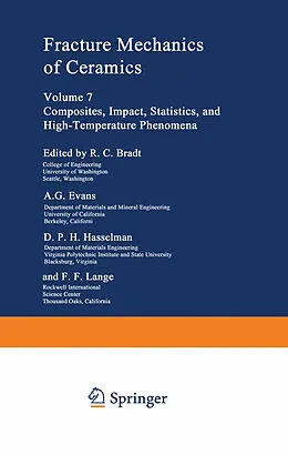E-Book (pdf) Fracture Mechanics of Ceramics von R. C. Bradt, A. G. Evans, D. P. H. Hasselman