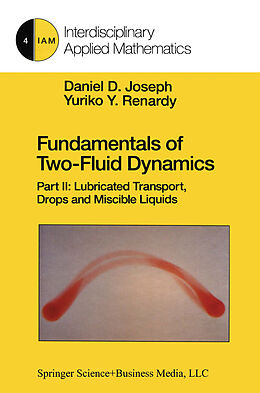 Couverture cartonnée Fundamentals of Two-Fluid Dynamics de Yuriko Y. Renardy, Daniel D. Joseph