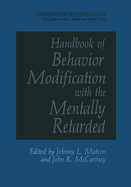 eBook (pdf) Handbook of Behavior Modification with the Mentally Retarded de 