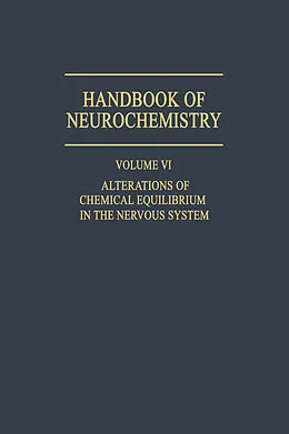 E-Book (pdf) Alterations of Chemical Equilibrium in the Nervous System von Abel Lajtha