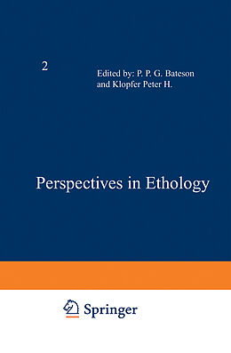 Couverture cartonnée Perspectives in Ethology de P. Bateson