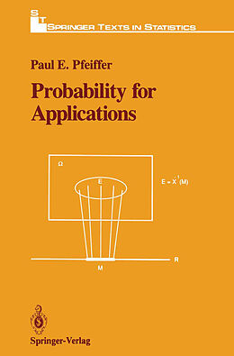 Couverture cartonnée Probability for Applications de Paul E. Pfeiffer