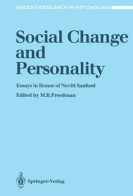 E-Book (pdf) Social Change and Personality von 
