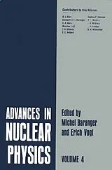 Kartonierter Einband Advances in Nuclear Physics von Michel Baranger, Erich Vogt