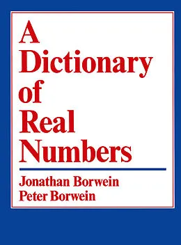E-Book (pdf) A Dictionary of Real Numbers von Jonathan Borwein