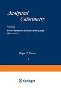 E-Book (pdf) Analytical Calorimetry von Roger S. Porter, Julian F. Johnson