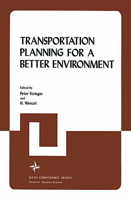 eBook (pdf) Transportation Planning for a Better Environment de 