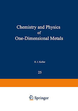 Couverture cartonnée Chemistry and Physics of One-Dimensional Metals de 
