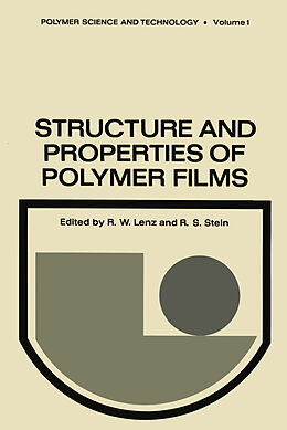 Couverture cartonnée Structure and Properties of Polymer Films de 