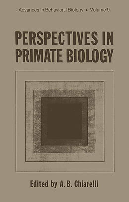 Couverture cartonnée Perspectives in Primate Biology de 