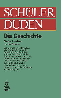Couverture cartonnée Schüler Duden de Wilfried Forstmann, Gabriele Thiel, Gabriele Schneidmüller
