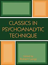 eBook (epub) Classics in Psychoanalytic Technique de 