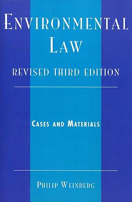 eBook (epub) Environmental Law de Philip Weinberg