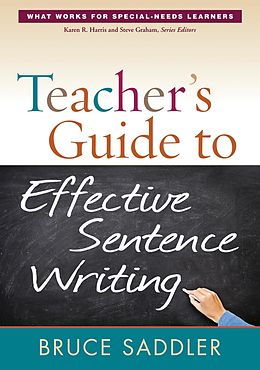 E-Book (epub) Teacher's Guide to Effective Sentence Writing von Bruce Saddler