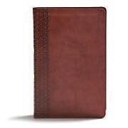 Couverture en cuir CSB Everyday Study Bible, British Tan Leathertouch de Csb Bibles By Holman